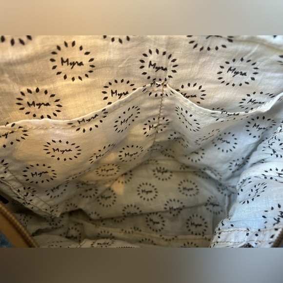 Myra Bag Denim Western Aztec Shoulder Bag - Picture 7 of 13